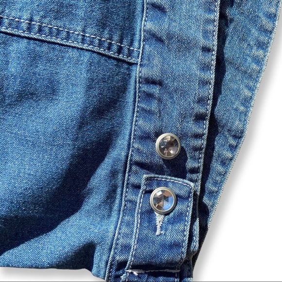 Style & Co Denim Vest new with tags - Picture 3 of 4